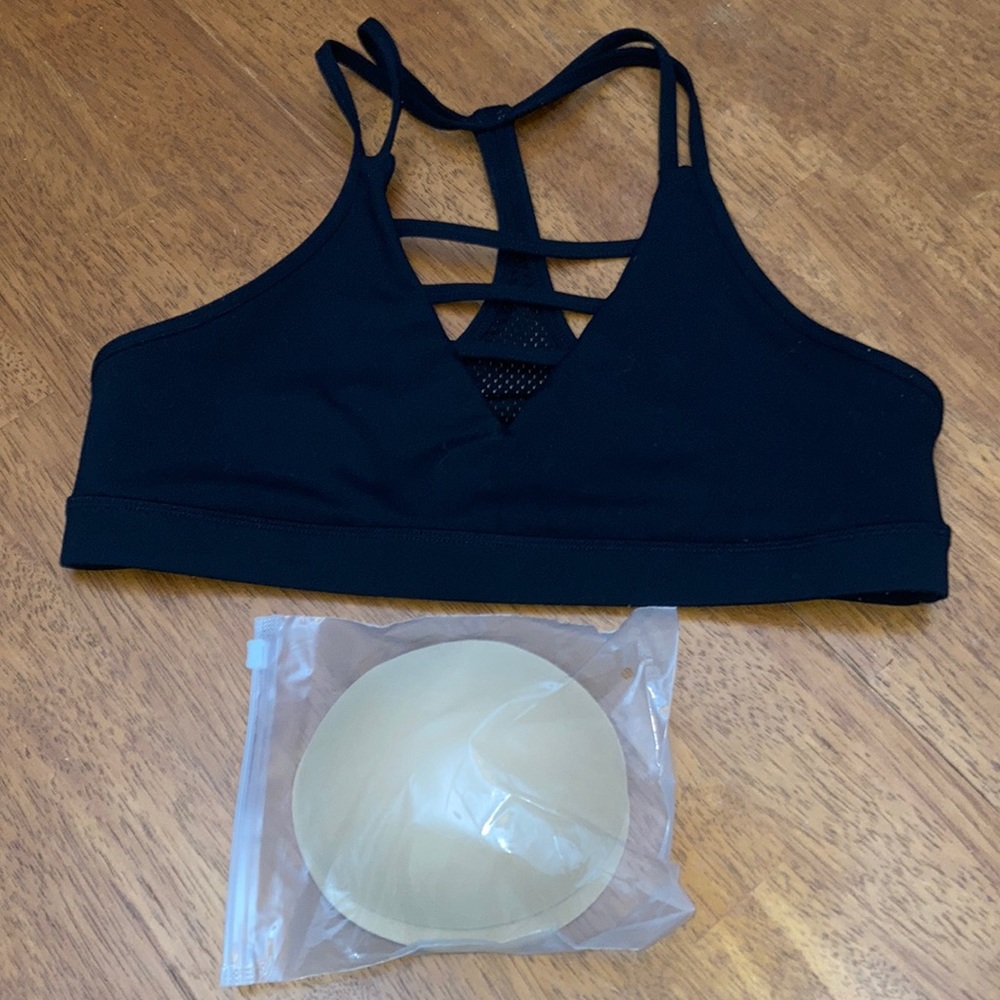 Black Grid Bra size XL - worn once just a little too roomy